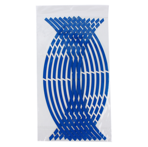 Reflective Stripes Sticker Wheel/Rim Decal Tape Blue